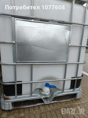 ЦИСТЕРНА БИДОН 1000 ЛИТРА/IBC КОНТЕЙНЕР, снимка 5 - Бидони, бурета и бъчви - 49599351