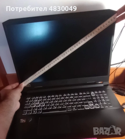 Лаптоп Acer Nitro 5 (AN517-41), NVIDIA RTX 3070, AMD Ryzen 7 5800H, снимка 2 - Лаптопи за игри - 54579950