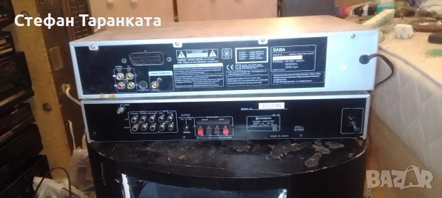 Усилвател Hitachi със DVD player SABA, снимка 3 - Ресийвъри, усилватели, смесителни пултове - 54009821