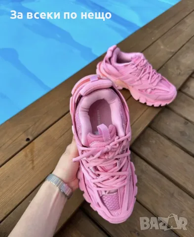 Balenciaga Track Pink Дамски Маратонки👟Дамски Спортни Обувки Код ch66, снимка 2 - Маратонки - 55482074