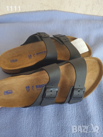 Нови мъжки чехли Birkenstock номер 48., снимка 5 - Мъжки чехли - 54772062