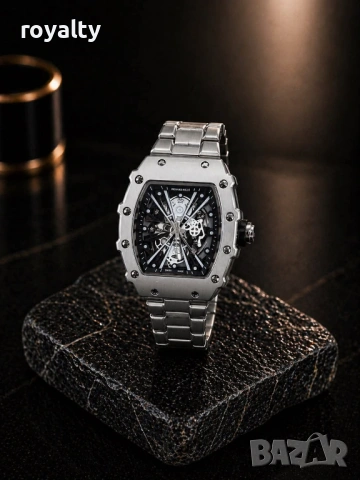 Richard Mille Нов Мъжки Часовник Кварцов Механизъм Различни Цветове , снимка 9 - Мъжки - 54430261