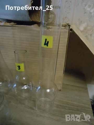 Стъкла - шишета за газени лампи и фенери., снимка 5 - Други ценни предмети - 48999052