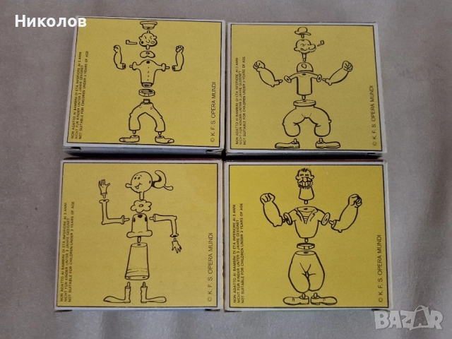 POPEYE много стари НЕРАЗОПАКОВАНИ, снимка 2 - Фигурки - 54675043