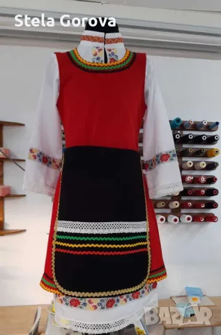 Народна носия за момиче 7-8 г., снимка 3 - Детски комплекти - 55433934
