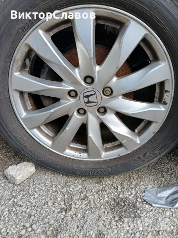 Лети джанти 18 цола за HONDA CR-V 3, снимка 6 - Гуми и джанти - 54664713
