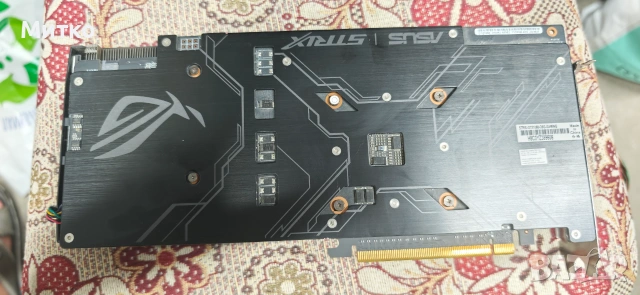 Видео карта ASUS ROG Strix GTX1060 6GB, снимка 3 - Видеокарти - 55260931