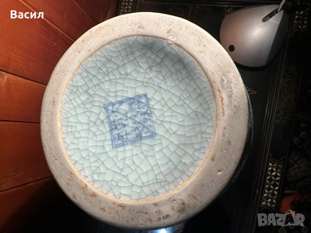 Стара Китайска Ваза , снимка 3 - Антикварни и старинни предмети - 54246909