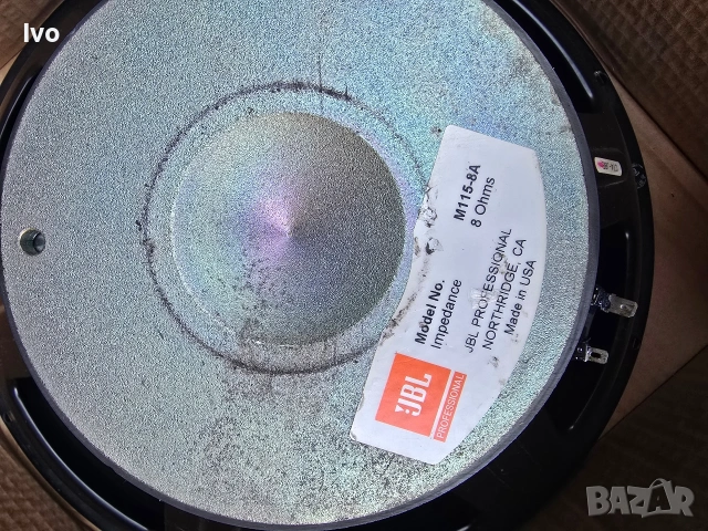  15 инча Говорители JBL M115 8A Profesional, снимка 10 - Тонколони - 55159879