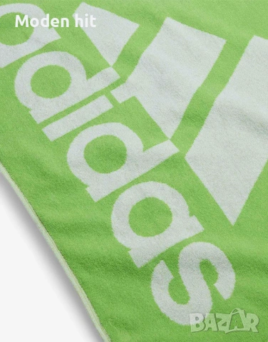 ADIDAS Swim Towel Large Green плажна кърпа 100% памук, 70×140 см.