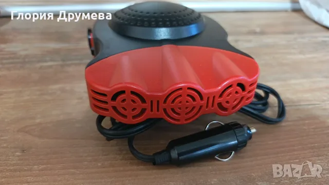 Автомобилен нагревател, 200W, 12V, черен / духалка за предно стъкло за кола