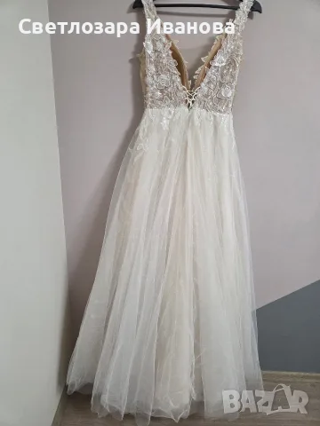 Сватбена рокля с воал от myWedding, снимка 2 - Сватбени рокли - 55417608