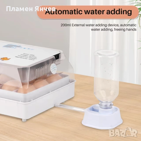 Инкубатор за 15 яйца автоматично обръщане контрол на температурата, снимка 3 - За птици - 54207594