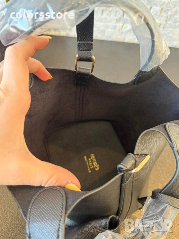 Черна чанта Hermes-IM126j, снимка 5 - Чанти - 54314772