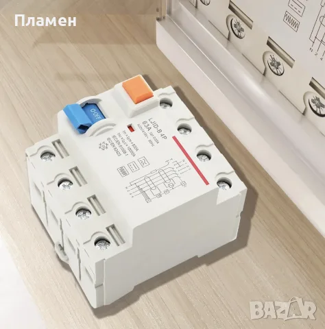 Дефектнотокова защита LJID-B 4P 63A 30mA, снимка 3 - Друга електроника - 55372604