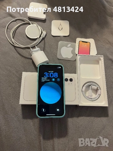 iPhone 11 white бял 81% батерия пълен комплект, снимка 2 - Apple iPhone - 54547915