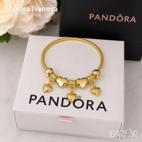 Дамски гривни тип Pandora – избери 3 за 30 €, третата подарък, снимка 5 - Гривни - 55622919