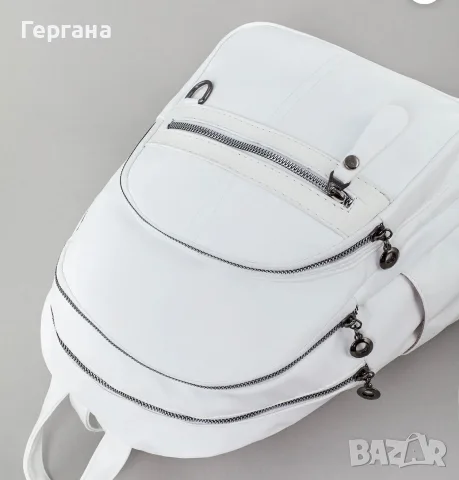 Дамска бяла раница, снимка 2 - Раници - 55592290