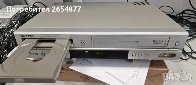 Samsung SV-DVD3E DVD/VCR Combo Player, снимка 4 - Плейъри, домашно кино, прожектори - 55524126