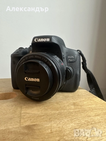 Canon EOS 750D + EF-S 18–55mm IS STM – Отлично състояние