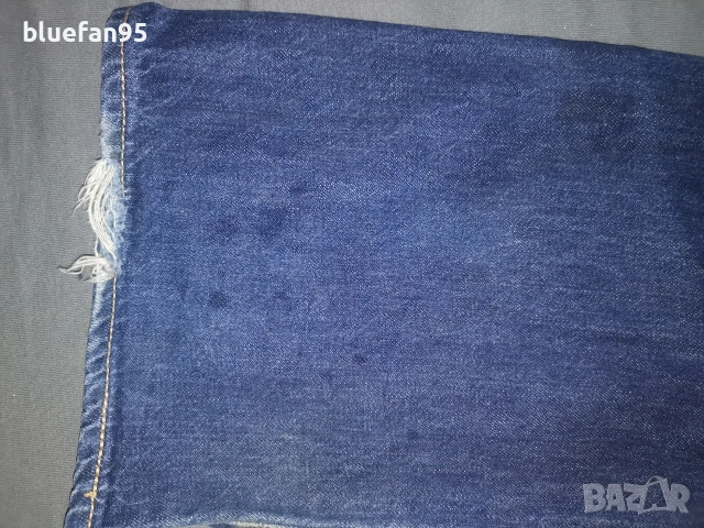 Оригинални тъмносини мъжки дънки Levi Strauss, снимка 4 - Дънки - 53954495
