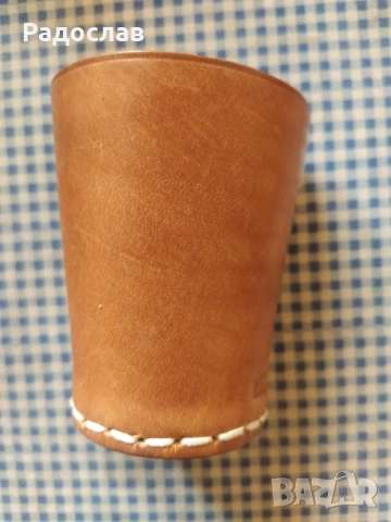 кожена чаша за зарове ART, снимка 2 - Български сувенири - 54289125