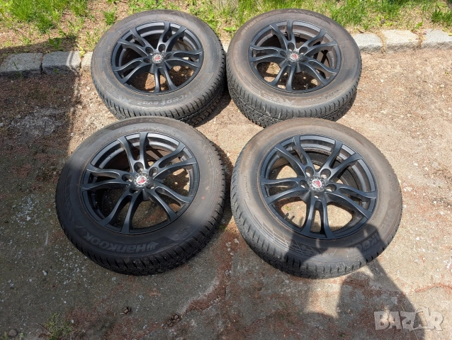 Алуминиеви джанти 17/5×114,3 с гуми 225/60/17, снимка 4 - Гуми и джанти - 54454486