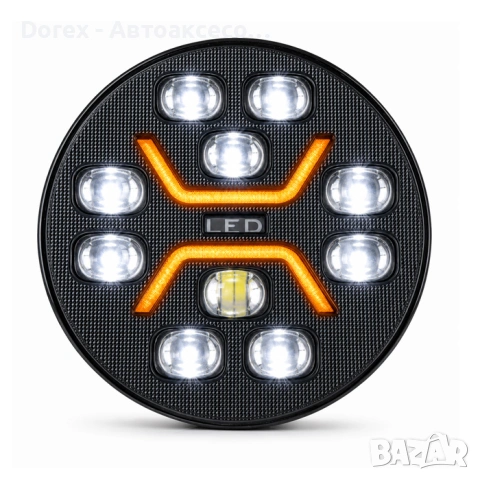 LED халоген 60W двуцветен с бяла и оранжева светлина - 2 модела, снимка 3 - Аксесоари и консумативи - 54617485