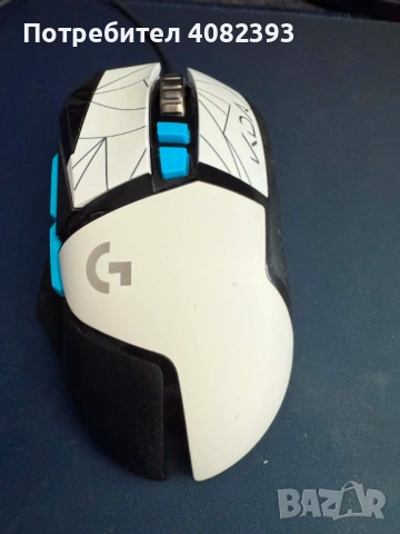 Logitech G502 HERO SE White, снимка 7 - Клавиатури и мишки - 54954112