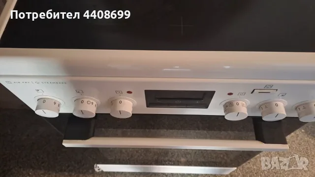 Свободностояща готварска печка AEG CCB56481BW, 50 см, снимка 6 - Печки, фурни - 55483147