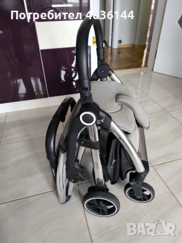 Детска лятна количка Kikka Boo Eden Grey, снимка 7 - Детски колички - 54652799