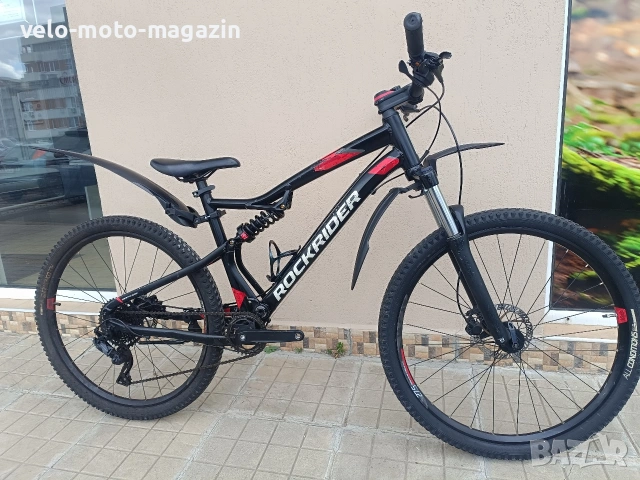 Планински велосипед Rockrider ST 530 S (27.5") – Full Suspension, снимка 11 - Велосипеди - 54378830