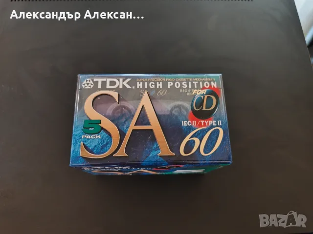 TDK SA-60 Type 2 , снимка 2 - Декове - 55594012