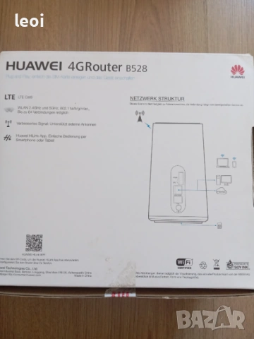 4G рутер Huawei B528 с отключен SIM за всички оператори, НОВ, снимка 10 - Рутери - 54837980