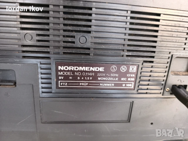 NORDMENDE stereo 1082, снимка 8 - Радиокасетофони, транзистори - 54794439