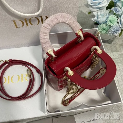 Christian Dior Lady Dior Mini – 20 см, снимка 4 - Чанти - 55417310
