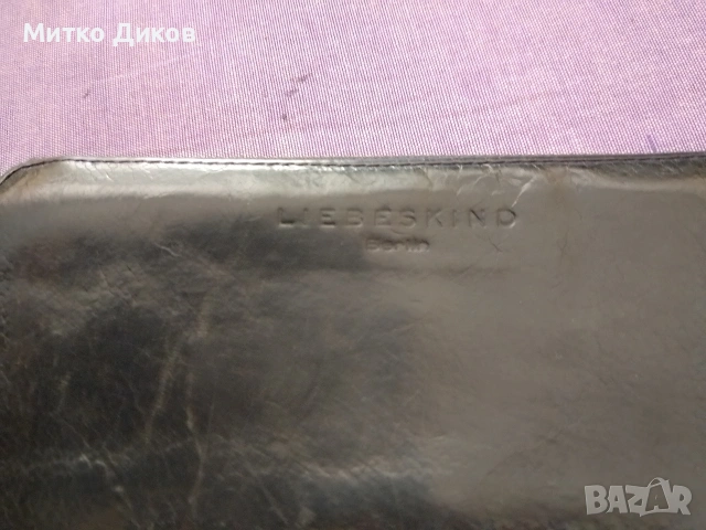 Дамско портмоне марково немско Liebeskind Berlin естествена кожа 190х 95 мм, снимка 4 - Портфейли, портмонета - 54192389