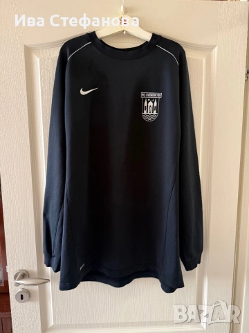 Спортна черна дълга 100% оригинална блуза Nike nike Найк . Унисекс модел става за мъжка и женска 