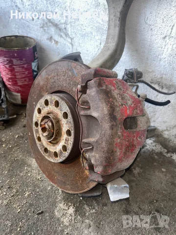Преден ляв шенкел главина Audi A4 B6 1.9 131 , снимка 3 - Части - 55349820