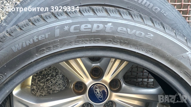 Перфектни гуми Hankook Icept Evo 2 235/45/18 XL зимни, снимка 2 - Гуми и джанти - 55257844