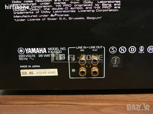 ДЕК    Yamaha kx-1200 /1 , снимка 9 - Декове - 54349672