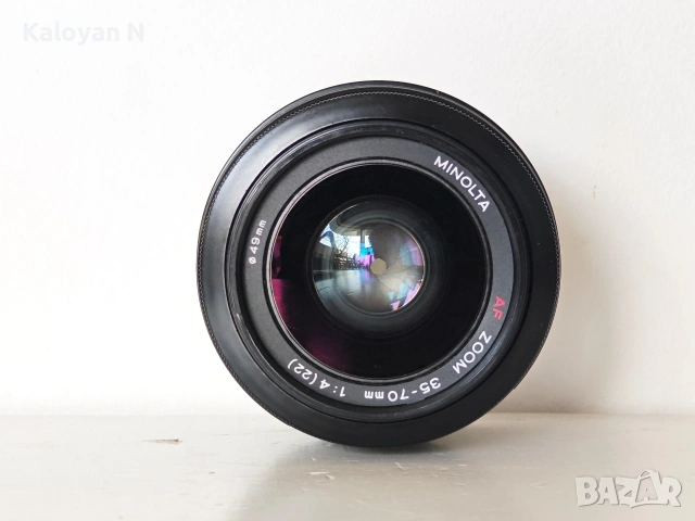 Обектив Minolta AF 35-70mm f/4 „The Little Beercan" за Minolta A/Sony A байонет, снимка 2 - Обективи и филтри - 54122608