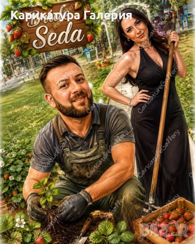 Карикатура 🎁Портрет 🌸 Магнит 🌟Подарък💥 Имен ден 💯 Юбилей 🌟 Рожден Ден ❣️, снимка 5 - Други услуги - 54960926