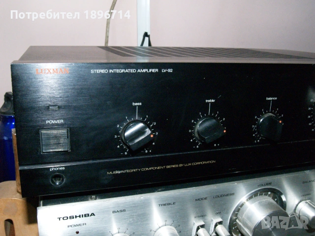 Усилвател Luxman LV 92, снимка 2 - Аудиосистеми - 54394409