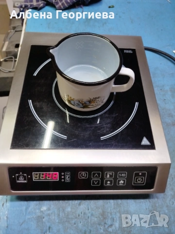 Професионален  индукционен  котлон HORECA GIC 3035 -3500 W , снимка 3 - Котлони - 54057789