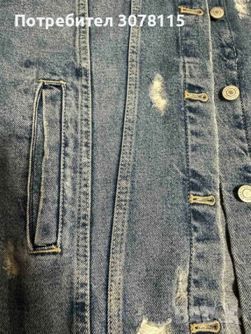 Дънково яке ZARA , снимка 4 - Якета - 54091188