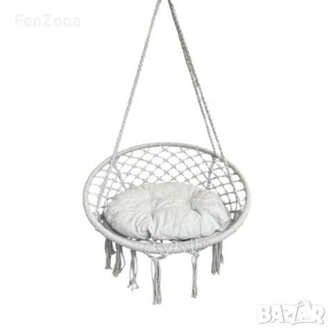 Висяща градинска люлка, с възглавница или без, снимка 3 - Други - 54227547