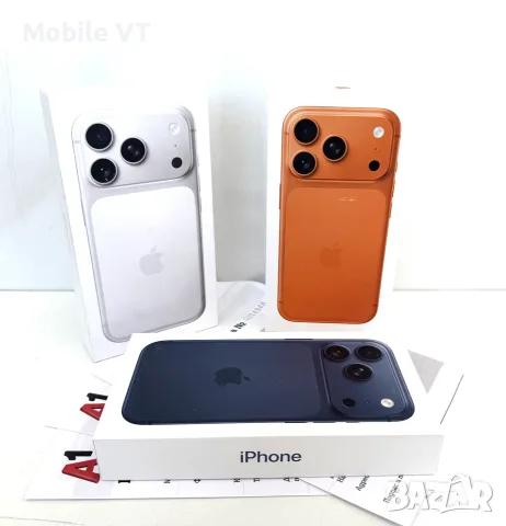 НОВ! iPhone 17 Pro Max 512GB Blue / Orange / Silver ГАРАНЦИЯ 24 Месеца!