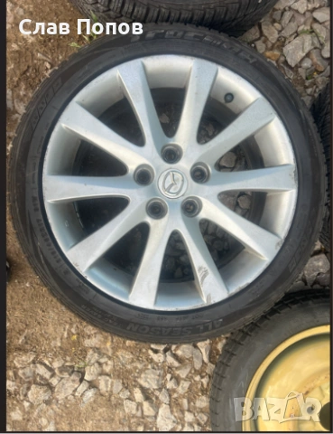 Гуми с джанти 215/45R17 за Мазда 5х114,3, снимка 2 - Гуми и джанти - 54577102