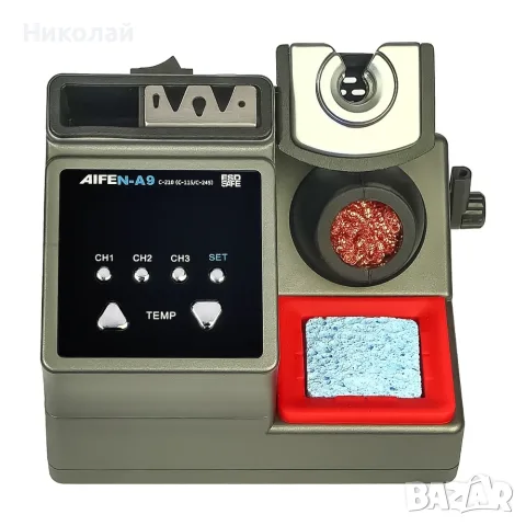 Станция за прецизно запояване Aifen A9-C210, стандарт JBC 210, 3 канала, 160W, 100-450°С, снимка 3 - Поялници и запояване - 55300359